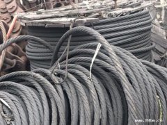 钢丝绳油丝绳废铜铁轮专业回收实时在线